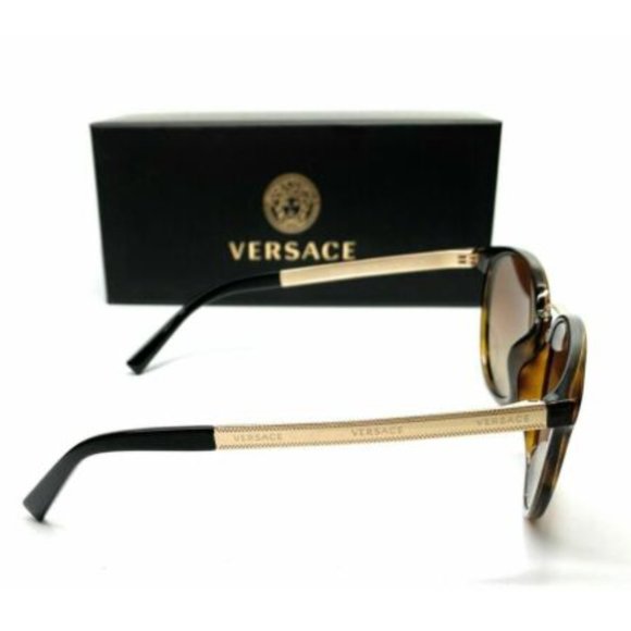 Versace Women\'s Havana Brown Gradient Sunglasses!